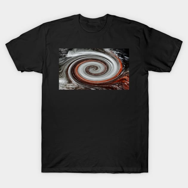 Nature's Illusions- Fire and Ice T-Shirt by Whisperingpeaks